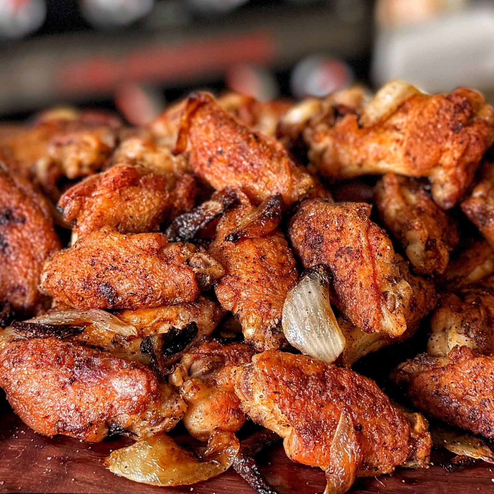 Crispy Chicken Wings with White BBQ Sauce - Blackstone Products