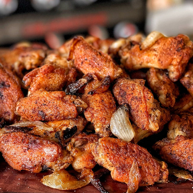 Crispy Chicken Wings with White BBQ Sauce - Blackstone Products