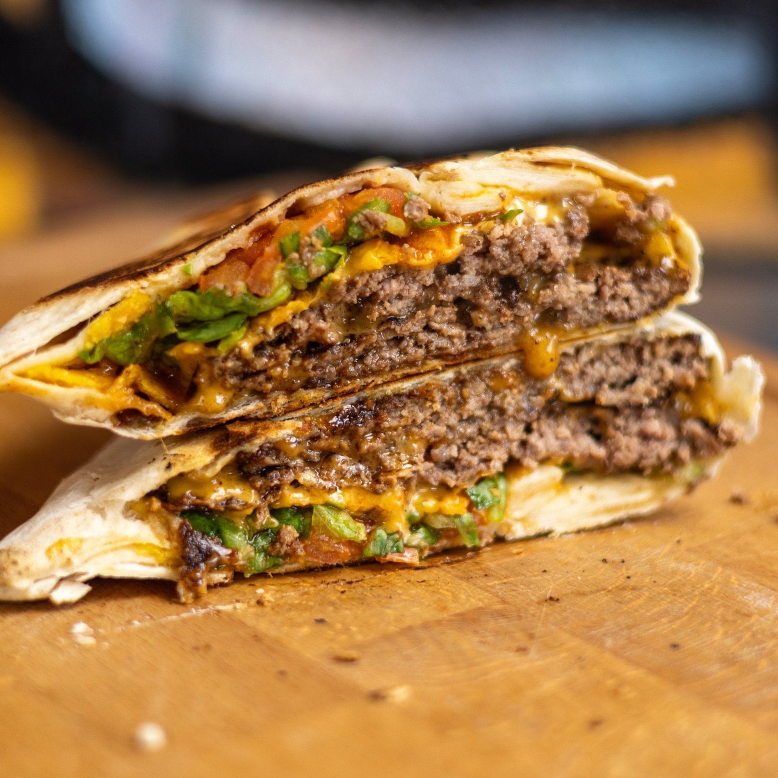 Crunchwrap Supreme Burger - Blackstone Products