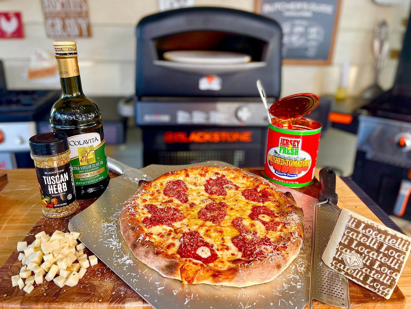 Diced Mozzarella Pizza - Blackstone Products