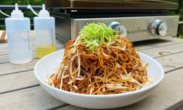 Easy Soy Sauce Scallion Noodles - Blackstone Products