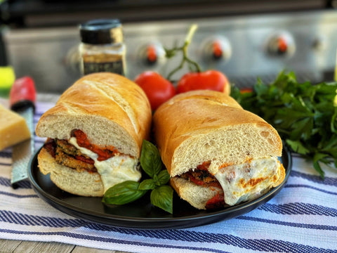 Eggplant Parmesan Sandwich