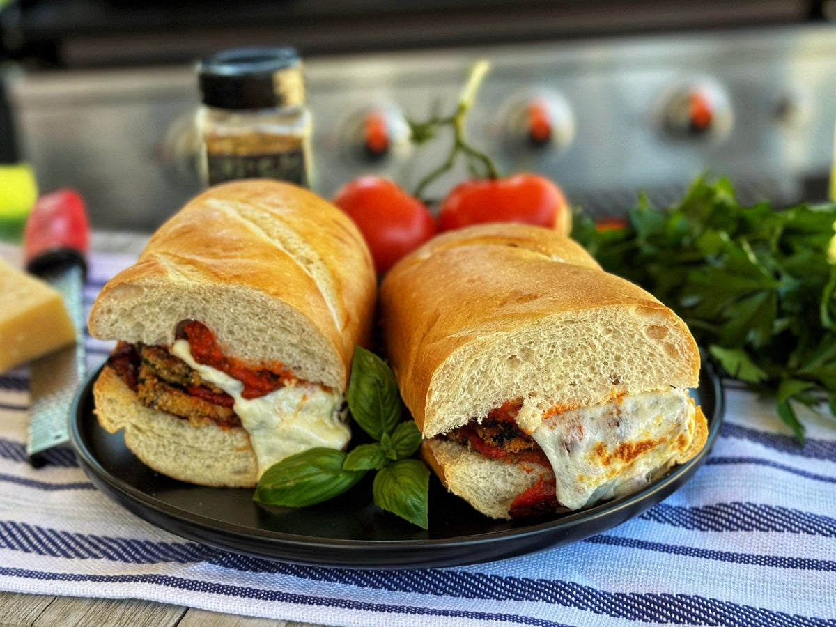 Eggplant Parmesan Sandwich - Blackstone Products
