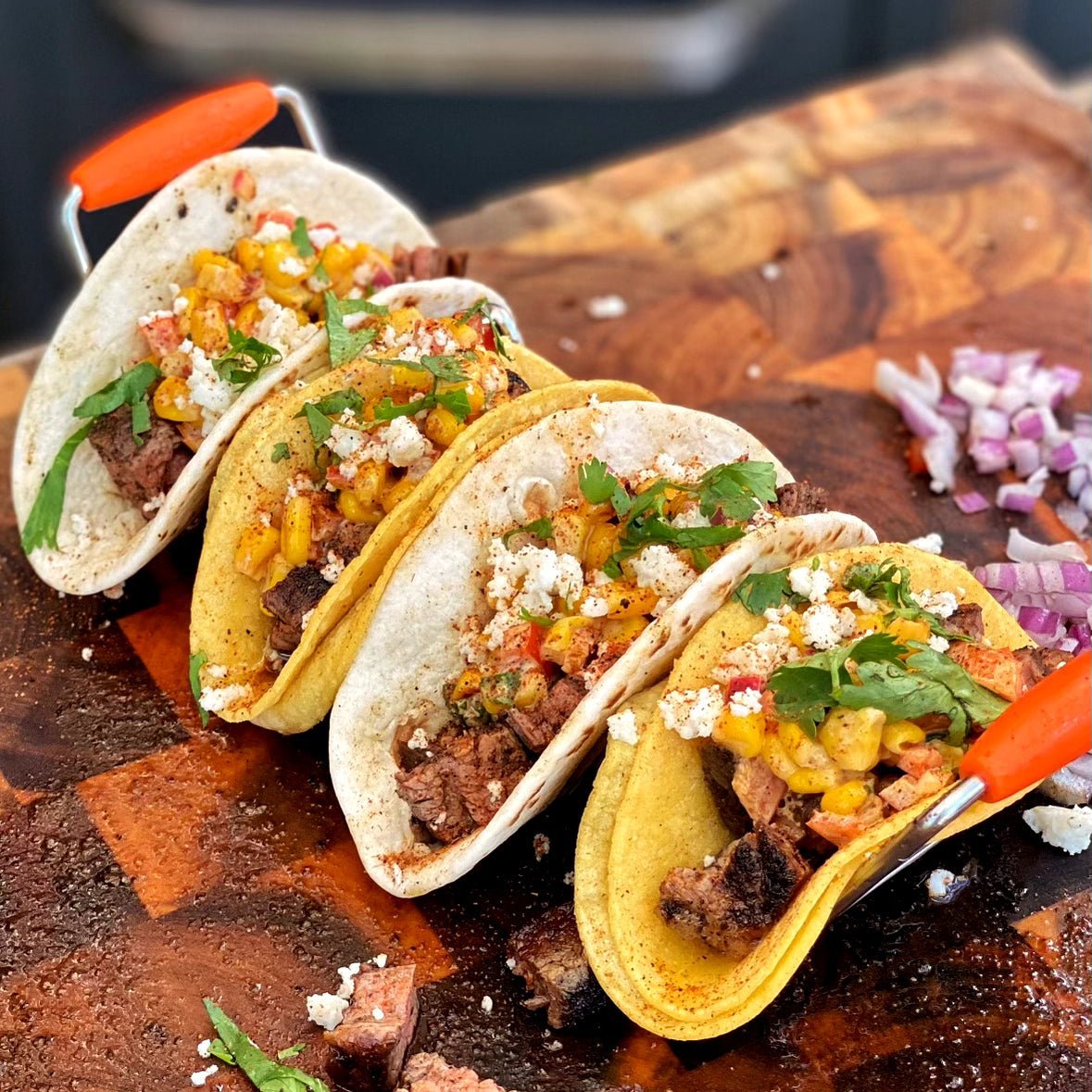 Elote Steak Tacos - Blackstone Products