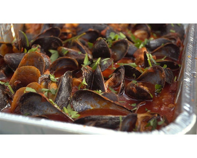 Family-Style Mussels with Red Sauce - Blackstone Products