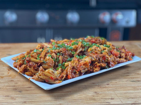 Feed 4 for $20 Barbecue Shrimp Pasta