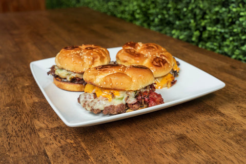 Feed 4 for $20 Pastrami Burgers