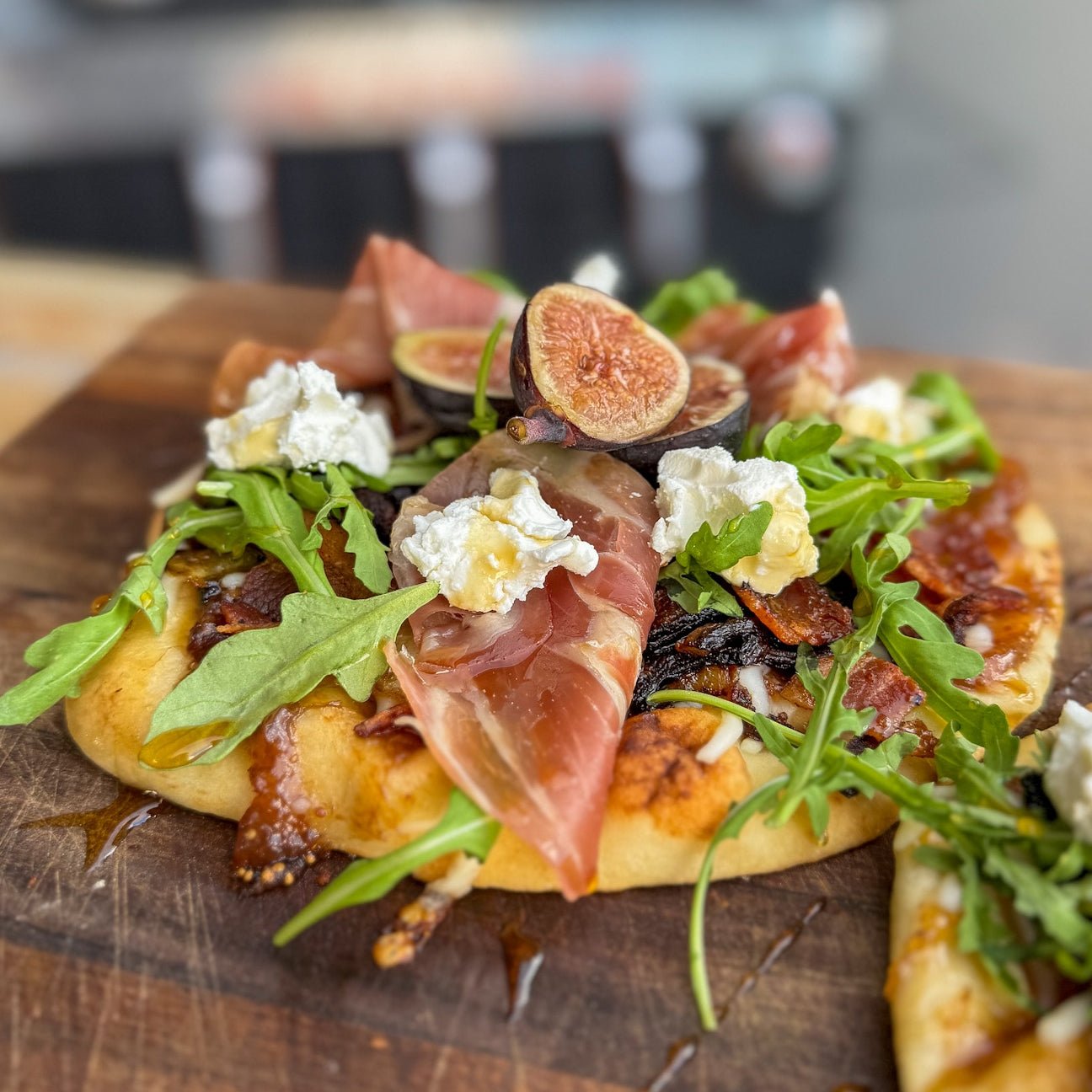 Fig Jam, Prosciutto & Bacon Flatbreads - Blackstone Products