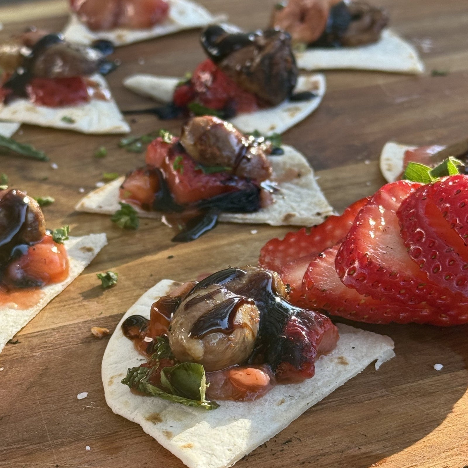 Florida Strawberries with Duck Hearts - Blackstone Products