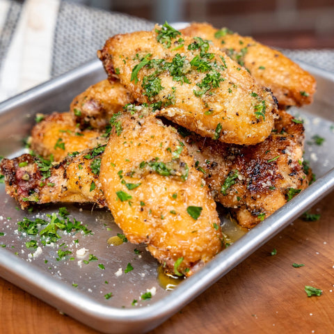 Garlic Parm Chicken Wings