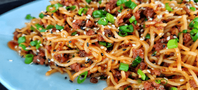 Garlicky Sesame Teriyaki Yaki Soba Noodles - Blackstone Products