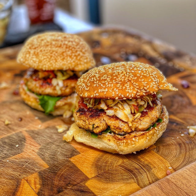 Ginger Sesame Pork Burger - Blackstone Products