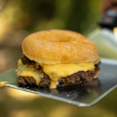 Glazed Donut Smash Burgers