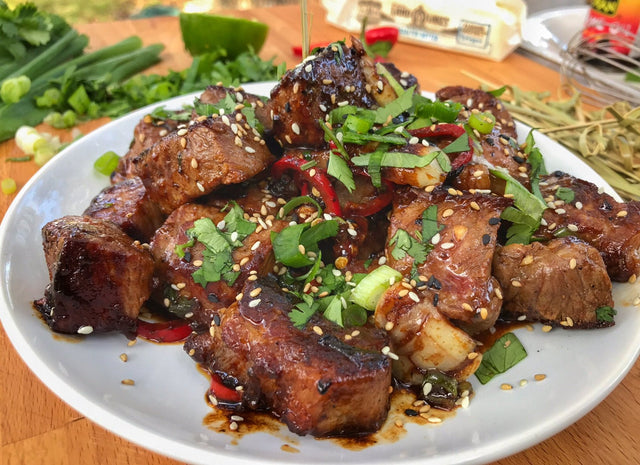 Gochujang Sticky Steak Bites - Blackstone Products