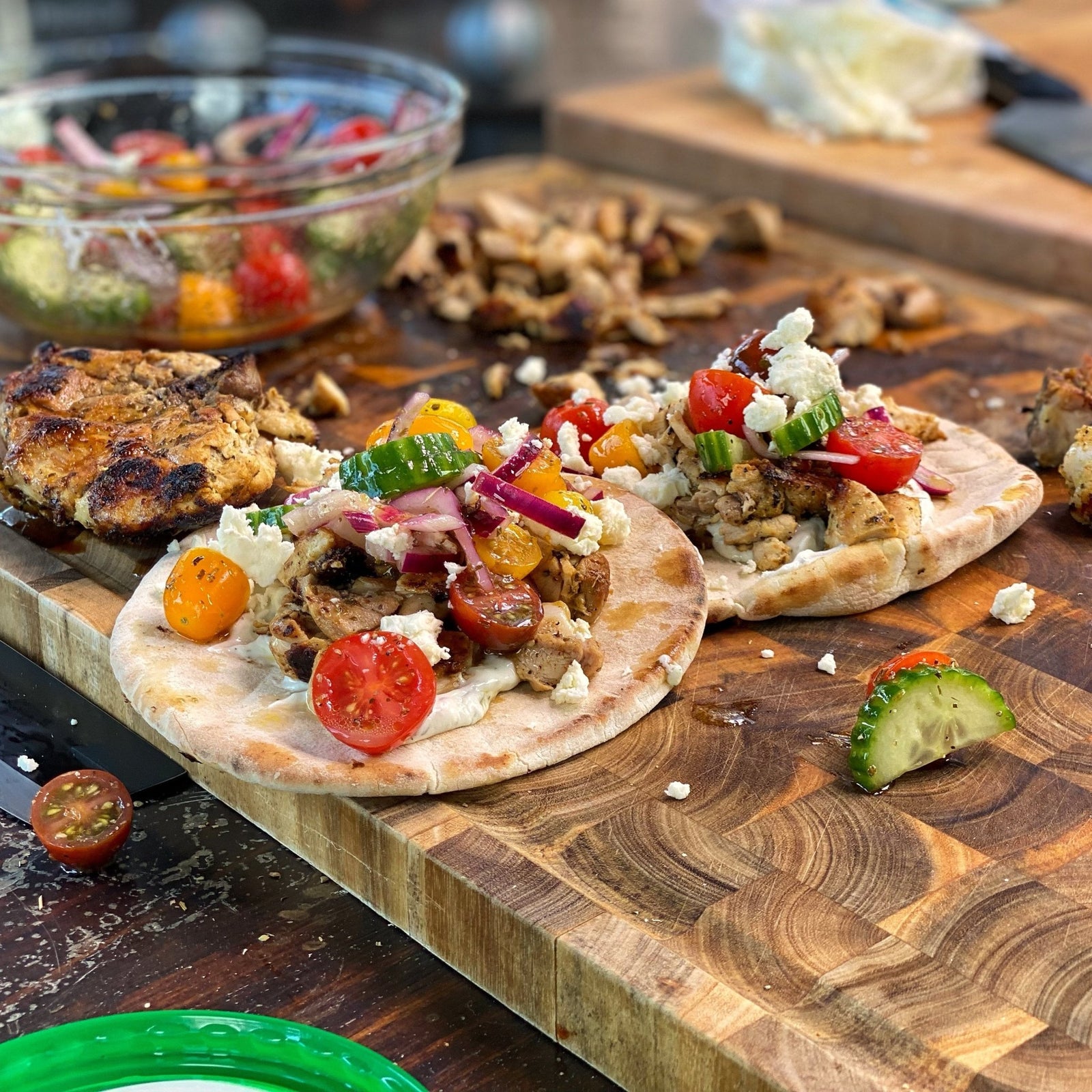Greek Chicken Pita - Blackstone Products