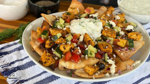 Greek Style Nachos
