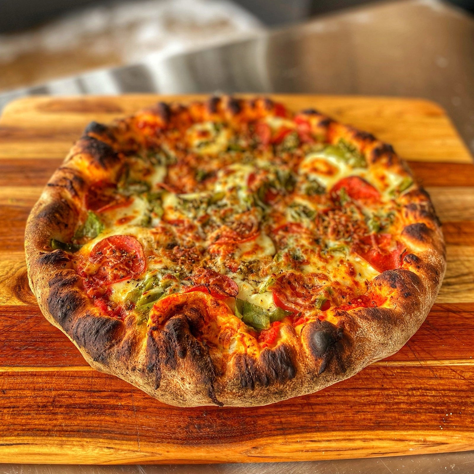 Green Chile Pizza - Blackstone Products