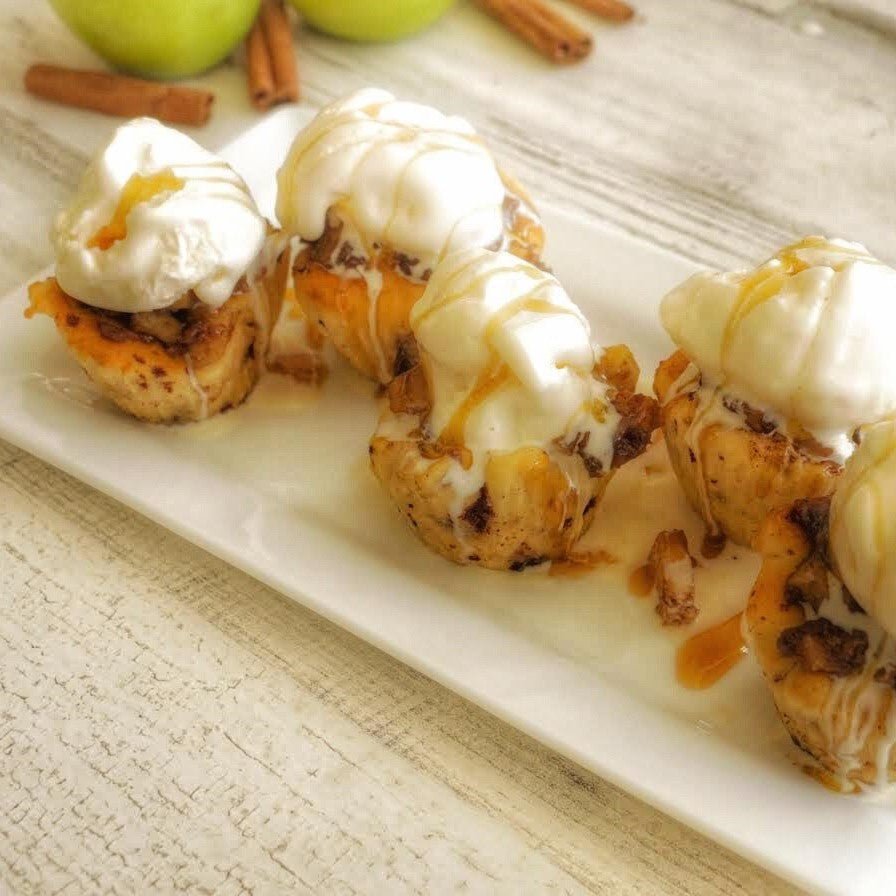 GRIDDLE GIRL AIR FRYER CINNAMON APPLE PIE CUPS - Blackstone Products