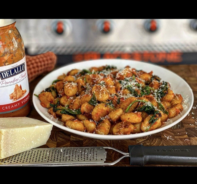 Griddled Gnocchi in Vodka Sauce - Blackstone Products