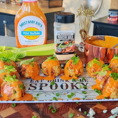 Halloween Buffalo Chicken "Pumpkins"
