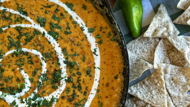 Hatch Chile and Chorizo Smoked Queso - Blackstone Products