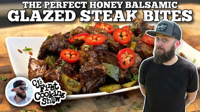 Honey Balsamic Glazed Steak Bites - Blackstone Products