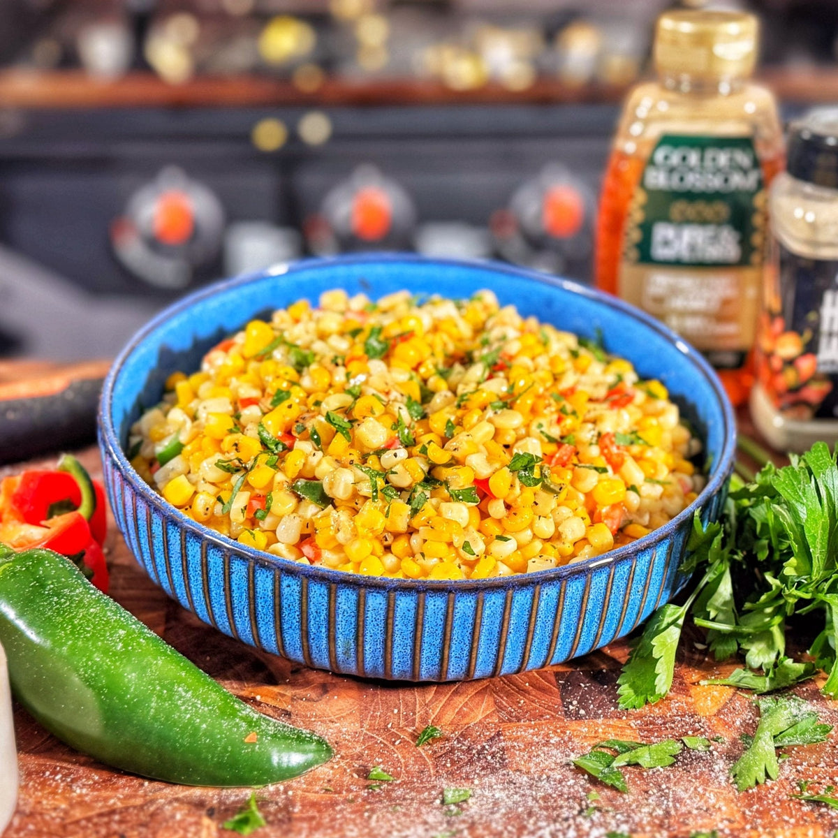 Honey Jalapeño Fried Corn - Blackstone Products