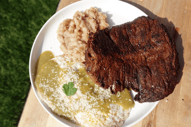 Huevos Rancheros with Carne Asada - Blackstone Products