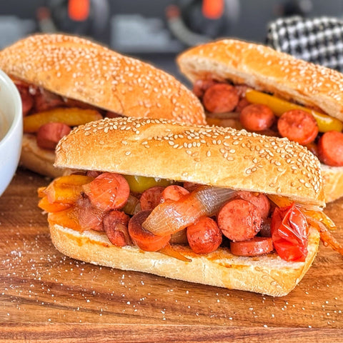 Italian Hot Dog Sandwiches