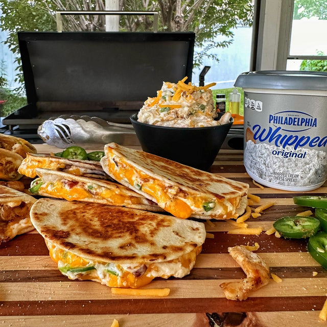 Jalapeño Popper Chicken Quesadillas - Blackstone Products
