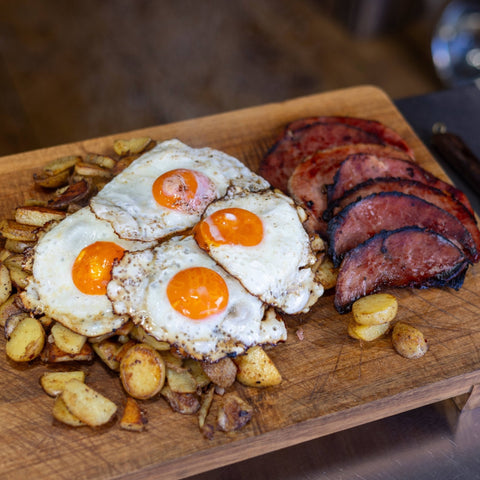 Leftover Ham Breakfast Platter
