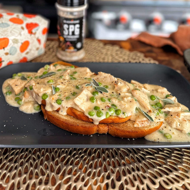 Leftover Turkey with White Country Gravy - Blackstone Products
