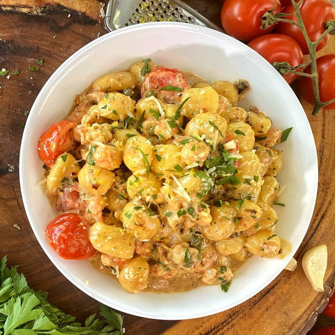 Lemon Caper Langoustine Gnocchi