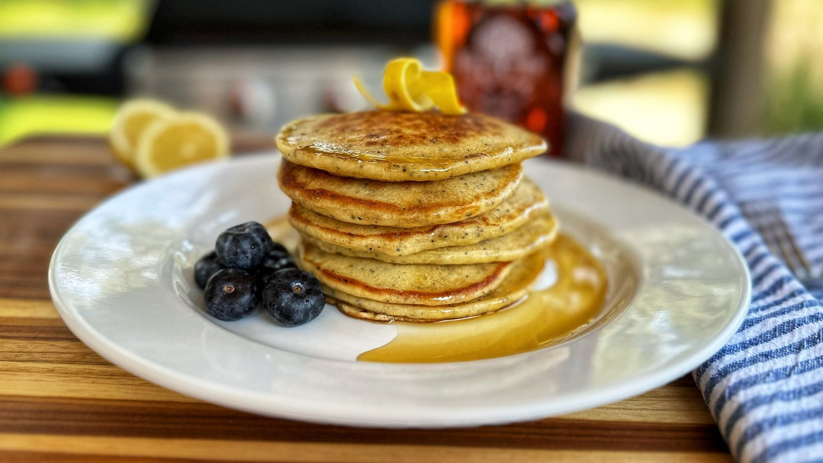 Lemon Poppy Seed Pancakes - Blackstone Products