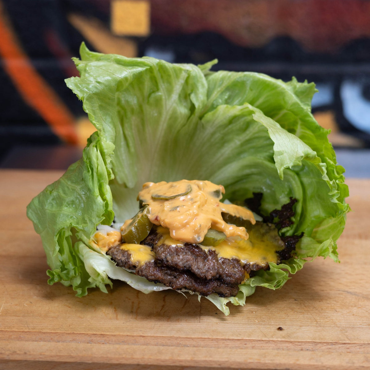 Lettuce Wrap Burger - Blackstone Products