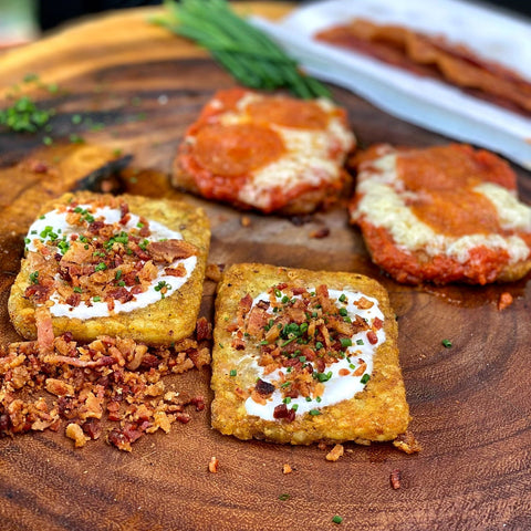 Loaded Hashbrowns Two Ways
