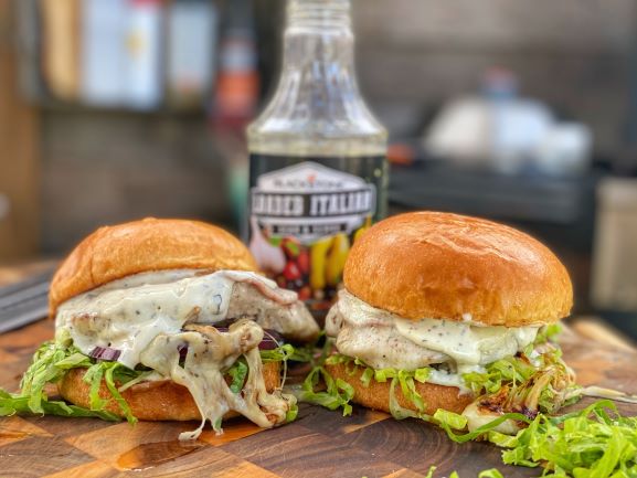 Loaded Italian Pork Sandwiches - Blackstone Products