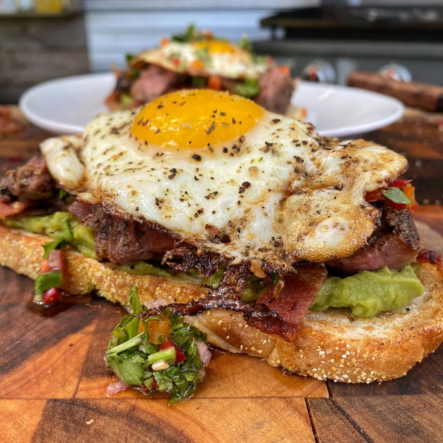 Loaded Steak and Avocado Toast - Blackstone Products