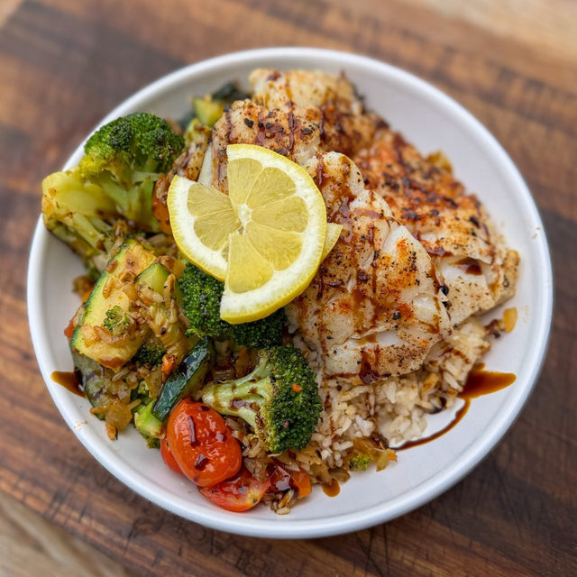 Low Sodium Cod Stir Fry - Blackstone Products