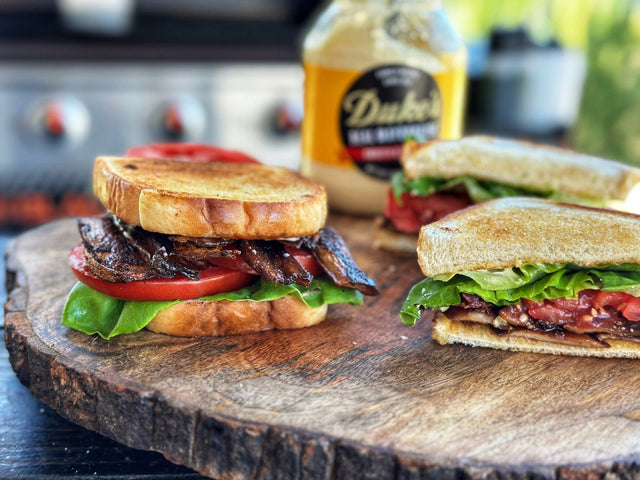 Mushroom, Lettuce, and Tomato Sandwich - Blackstone Products