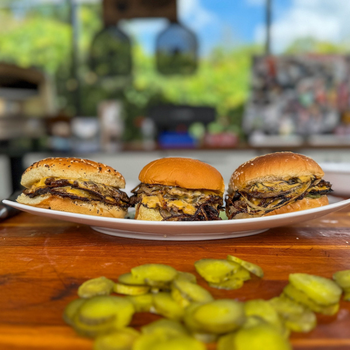 Oklahoma Fried Onion Smashburger - Blackstone Products