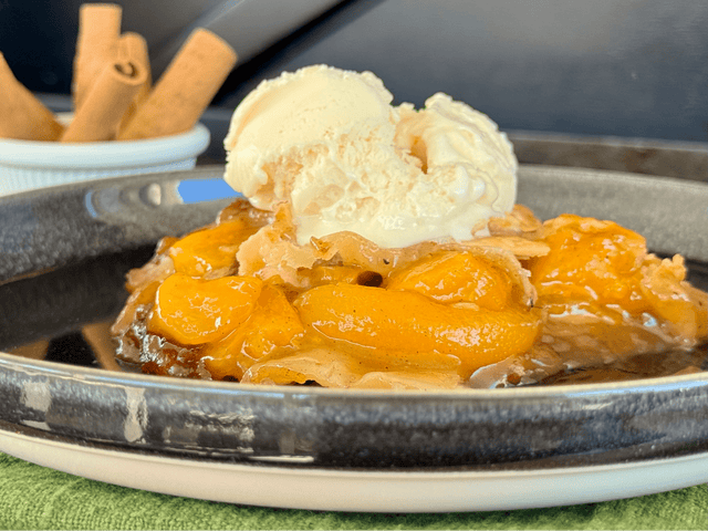 Peach Cobbler in the Pizza Oven - Blackstone Products