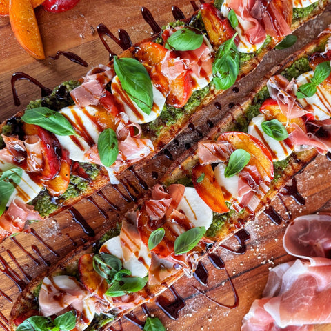 Peach & Prosciutto Flatbread