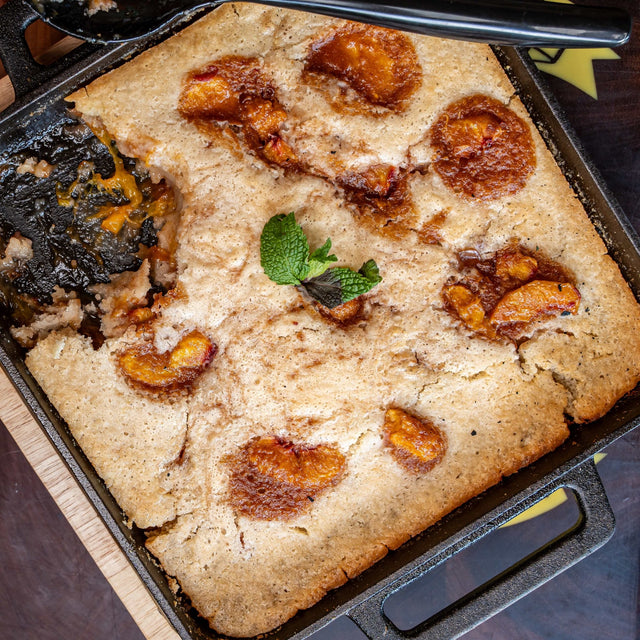 Pellet Grill Peach Cobbler - Blackstone Products