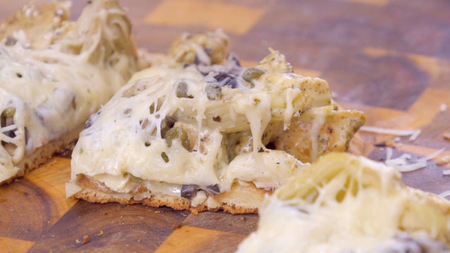Pesto-Ranch Chicken Artichoke Flatbread - Blackstone Products
