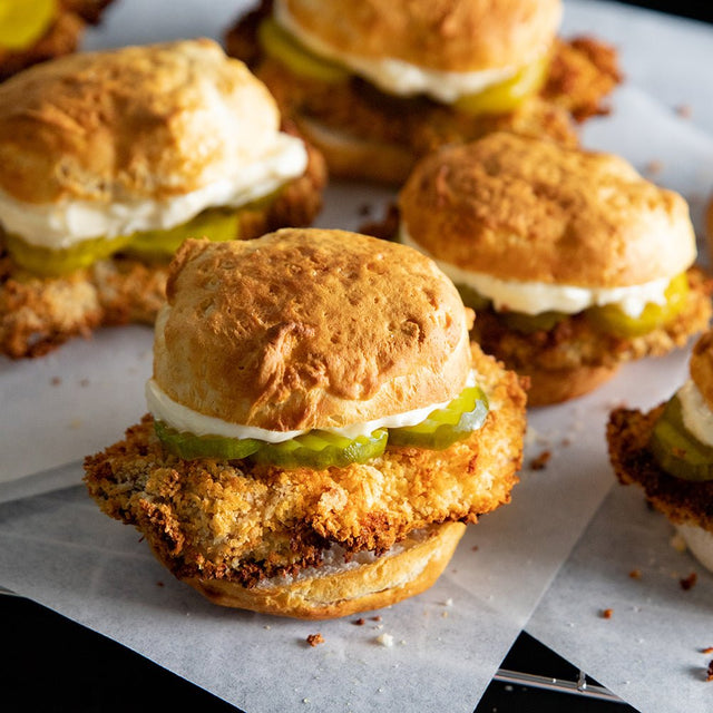 Pickle Brined Chicken Sandwich - Blackstone Products