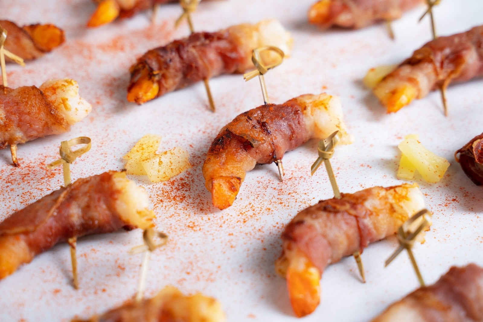 Pineapple and Prosciutto Shrimp Poppers - Blackstone Products