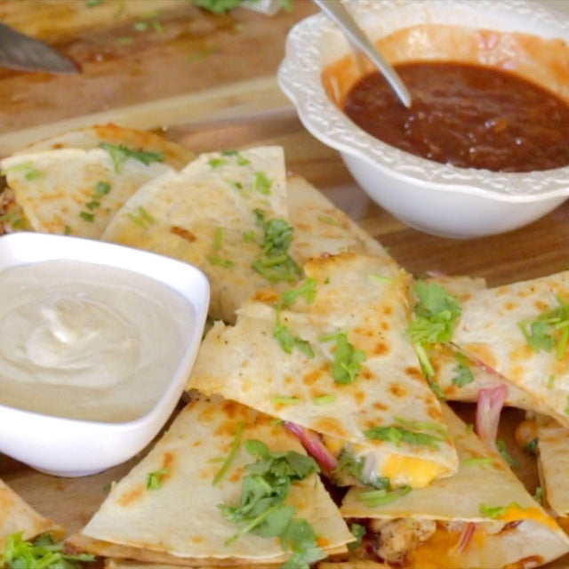 Pineapple Chicken Quesadillas - Blackstone Products