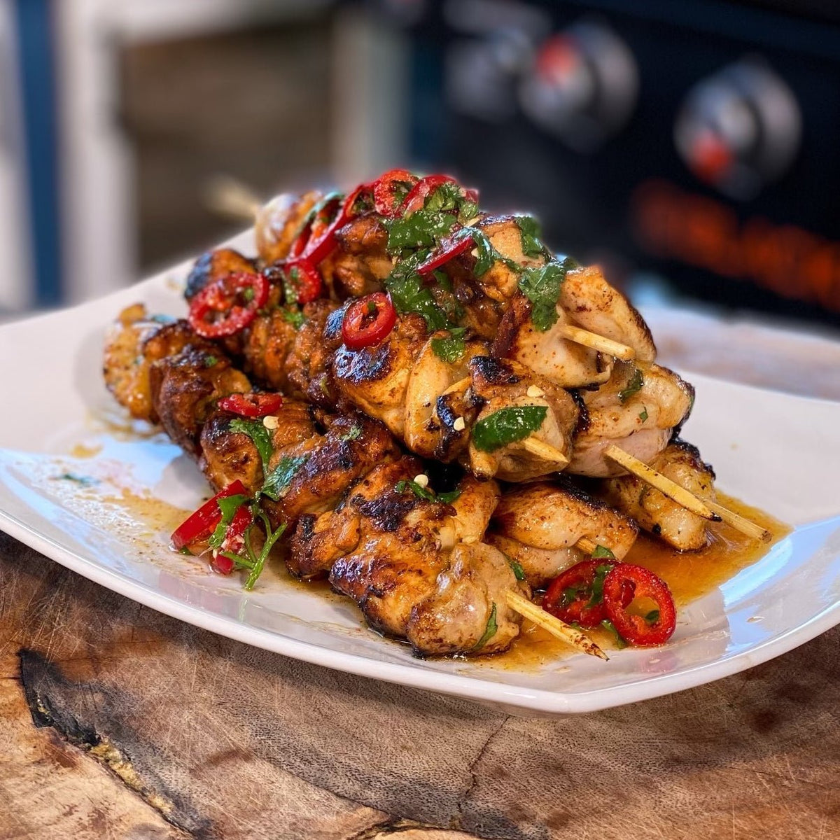 Pineapple Lime Chicken Skewers - Blackstone Products