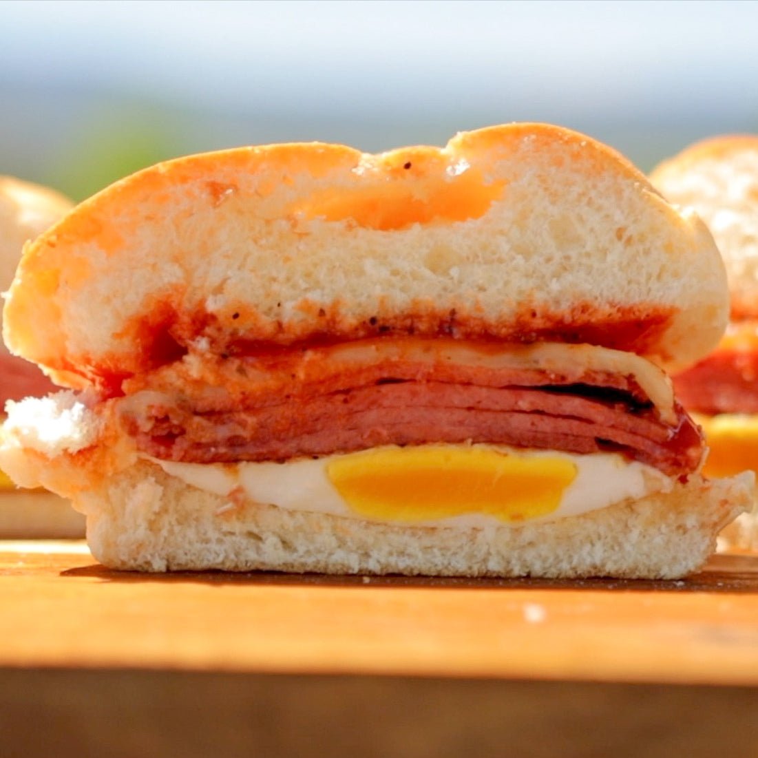 Pork Roll, Egg, and Cheese - Blackstone Products